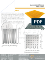 Guías Podotáctiles Fibracreto