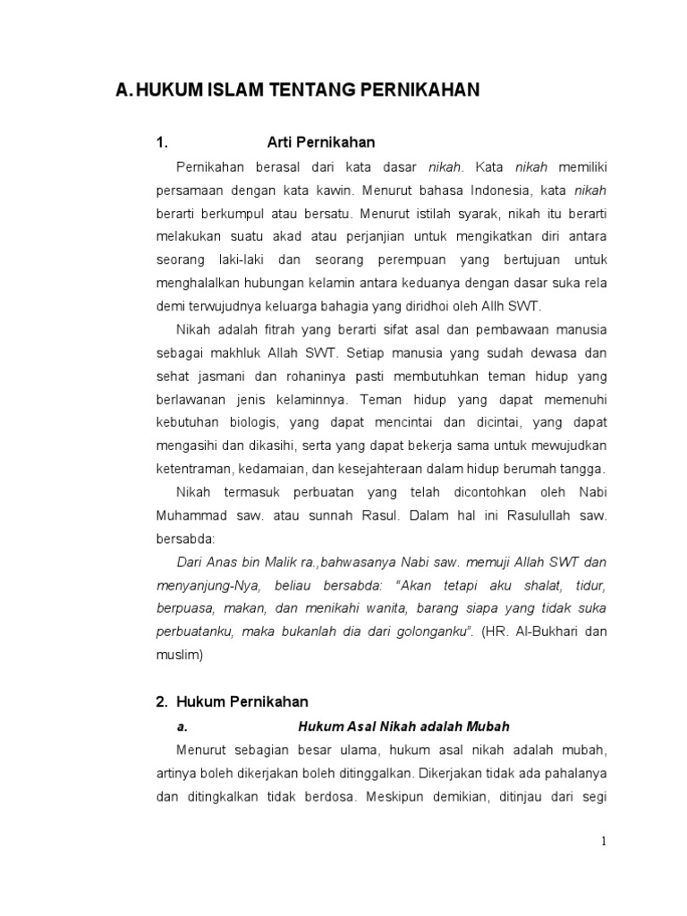makalahpernikahan