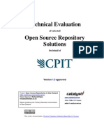 Tecnical evaluation of selected open source repository solutions