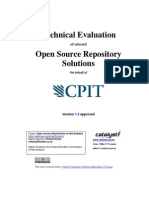 Tecnical Evaluation of Selected Open Source Repository Solutions