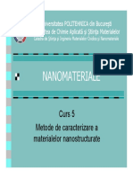 Curs 5-Metode de Caracterizare A Materialelor Nanostructurate II