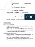 m.sajid Budget de Letat Et Politiques Economiques