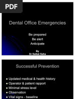 Medical Emergencies in Dental Office