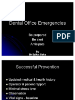 Medical Emergencies in Dental Office