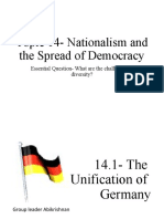 Topic 14-Nationalism and The Spread of Democracy: Essential Question - What Are The Challenges of Diversity?