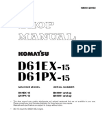 Komatsu D61EX15 Service manual