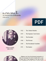 Jose P. Laurel: An Annotated Bio-Bibliography, 1918-1974