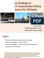 Kenichi Ohno GRIPS Development Forum Addis Ababa, February 2020