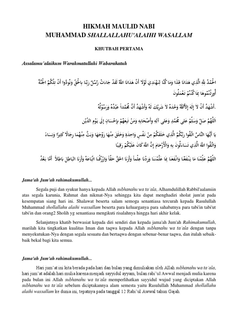 Khutbah Muhammadiyah yang Menginspirasi dan Menggugah Hati Umat