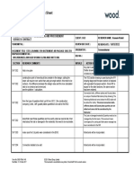 Document Review Comments Sheet: Engineering and Procurement Services Contract 16/03/2022