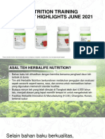 Nutrition Training Product Highlights Juni 2021
