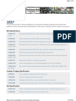 Bolt Specifications