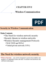 Chapter Five: Security in Wireless Communication