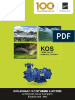 KOS THREE PHASE OPEN-WELL PUMPS