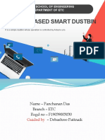 Arduino Based Smart Dustbin: Gandhi School of Engineering Department of Etc