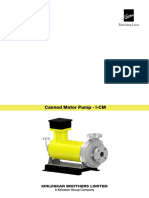 Canned Motor Pump - i-CM: Kirloskar Brothers Limited