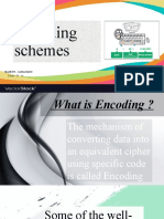Encoding Schemes: Class - 11 - A