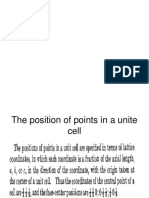 Lecture 3 Revision About Primitive Cell, Miller Indices, and Examples of Crystal Unit Cells