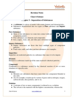 Class 6 Science Chapter 5 Revision Notes