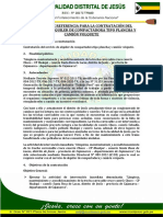 TDR - Alquiler de Equipos y Maquinaria - Chuco Lacas 2022