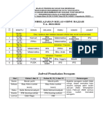 Jadwal Pelajaran Kelas IV Dan Seragam