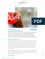 Good Quality Drinking Water - Laying Hens