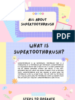 All About Supertoothbrush: HE O LL