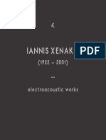 IANNIS XENAKIS - .Electroacoustic Works - Booklet