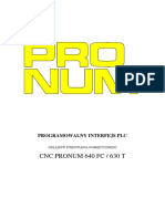 Instrukcja Programowania PLC PRONUM 640FC