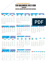 Master Template Kalender 2022 Docx Microsoft Word 