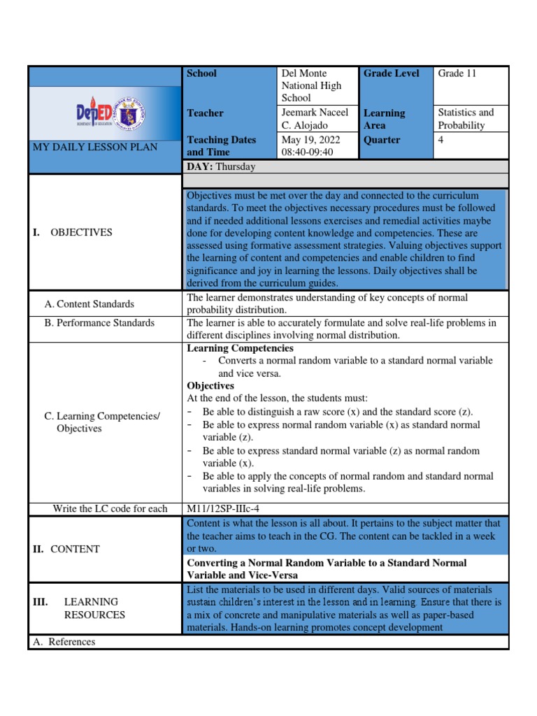 Converting Normal to Standard Normal | PDF | Statistics | Normal ...