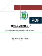 Simad University: by Ibrahim Abdi Hassan