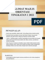 Taklimat Majlis Orientasi Tingkatan 1 2022