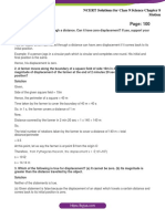 Ncert Solutions Jan27 For Class 9 Science Chapter 8 Motion