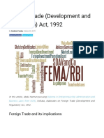 Foreign Trade (Development and Regulation) Act, 1992