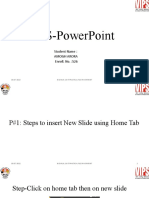 MS-PowerPoint Practical File Format BBA 111 & BCOM 111