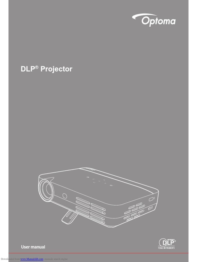DLP Projector: User Manual | PDF | Electromagnetic Interference | Menu ...