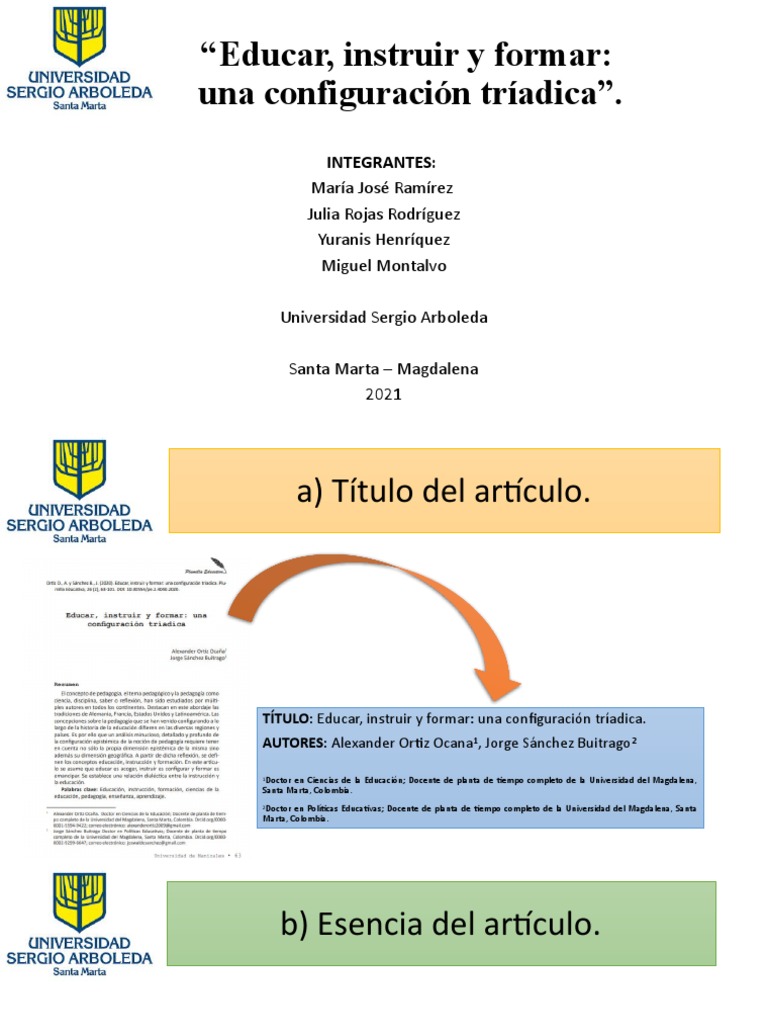 Educar, Instruir y Formar | PDF | Pedagogía | Aprendizaje