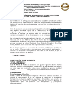 La Participación de La Mujer Dentro de Las Elecciones Seccionales Del Cantón Quevedo