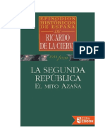 De La Cierva Ricardo - La Segunda Republica - El Mito Azaña