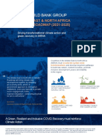 The World Bank Group: Middle East & North Africa CLIMATE ROADMAP (2021-2025)