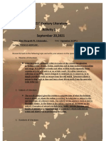 21 Century Literature Activity 1 September 20,2021
