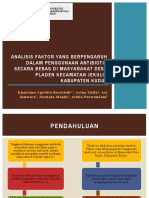 URECOL13 Analisis Faktor Penggunaan Antibiotik Bebas