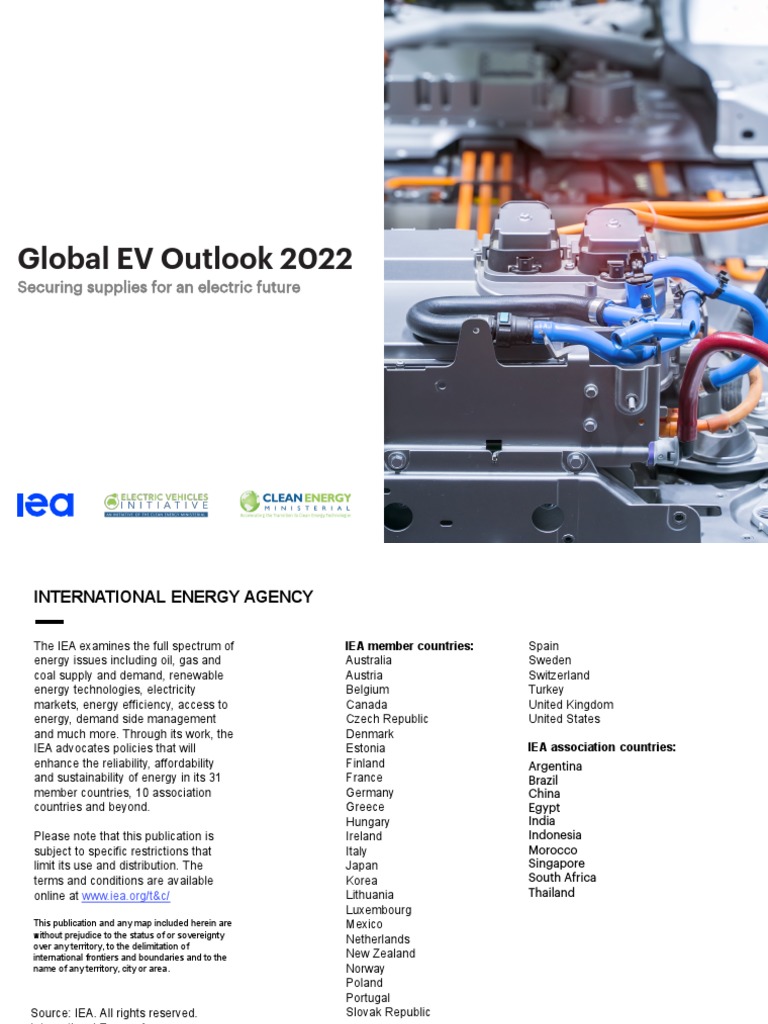 Global Electric Vehicle Outlook 2022 PDF Electric Vehicle