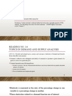 R14 - Topics in Demand and Supply Analysis