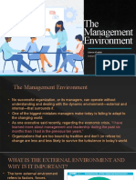 Lecture 5 The Management Environment