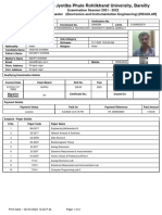 Examination Session 2021 - 2022 B.Tech Iiird Semester (Electronics and Instrumentation Engineering) (Regular)