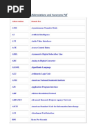 List of Computer Abbreviations and Acronyms PDF: Abbreviation Stands For