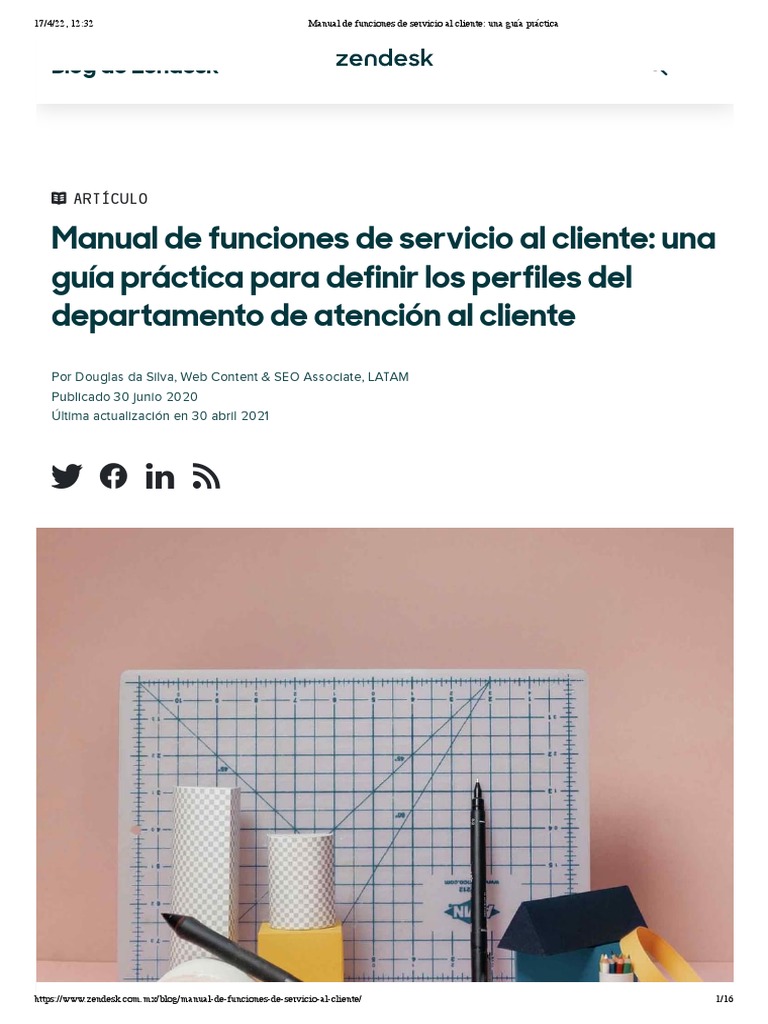 Manual de Funciones de Servicio Al Cliente - Una Guía Práctica | PDF ...