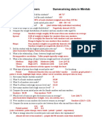 Laboratory 6 Answers Summarising Data in Minitab